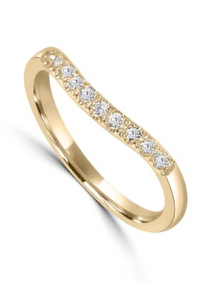 'Curve' eternity ring