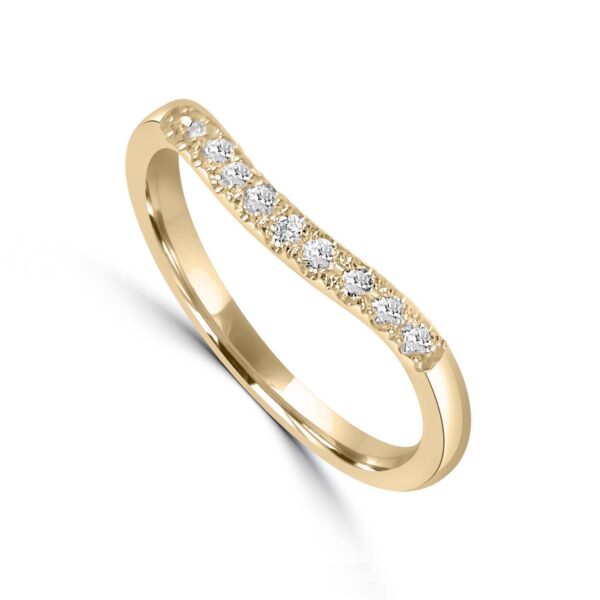 'Curve' eternity ring