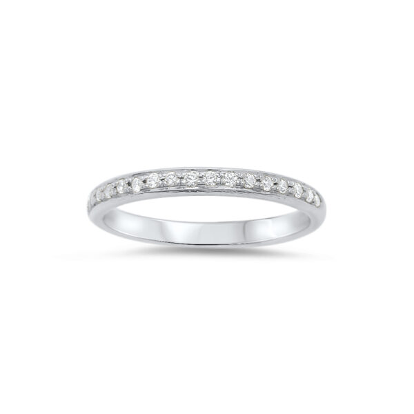 'Fine' half eternity ring - Image 4