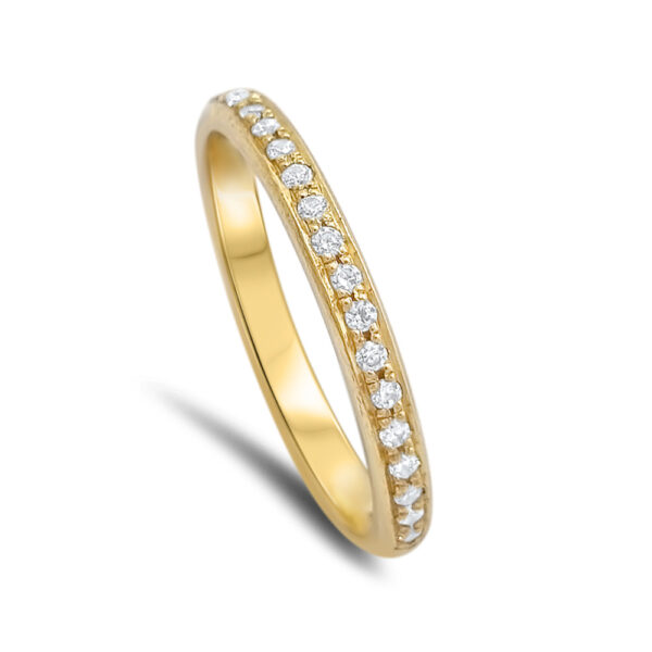 'Fine' half eternity ring