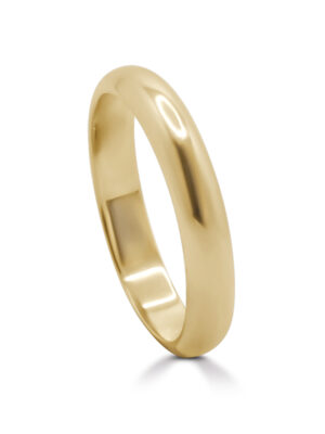 'D shape' 4mm ring