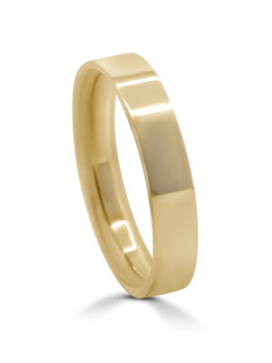 'Flat Court' 4mm ring