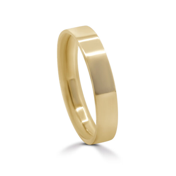 'Flat Court' 4mm ring
