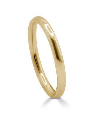 'Flat sided court' 2mm ring