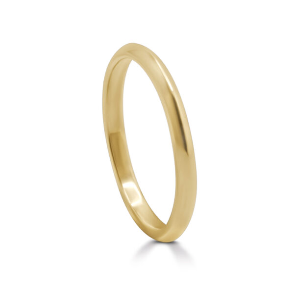 'Knife edge' 2mm ring