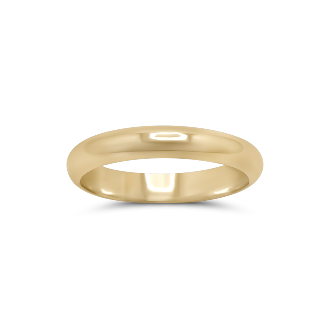'D shape' 4mm ring - Image 2