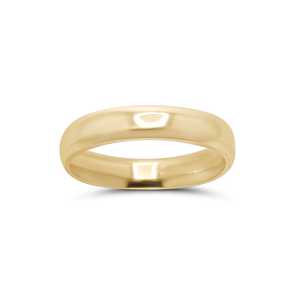 'Flat sided court' 4mm ring - Image 2