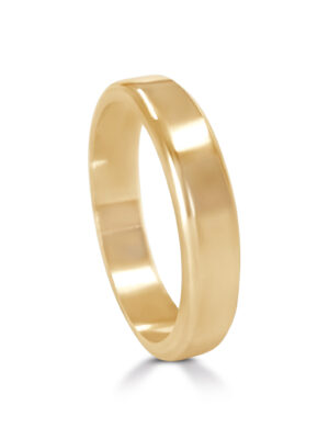 'Soft square' ring 4mm