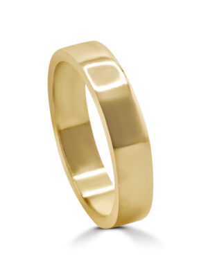 'Flat' 4mm ring