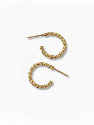 'Trove' twist hoops