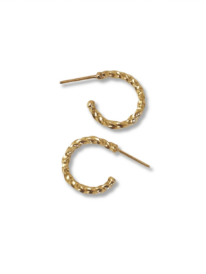 'Trove' twist hoops