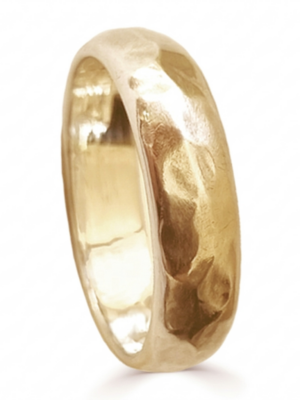 'Planished' ring soft